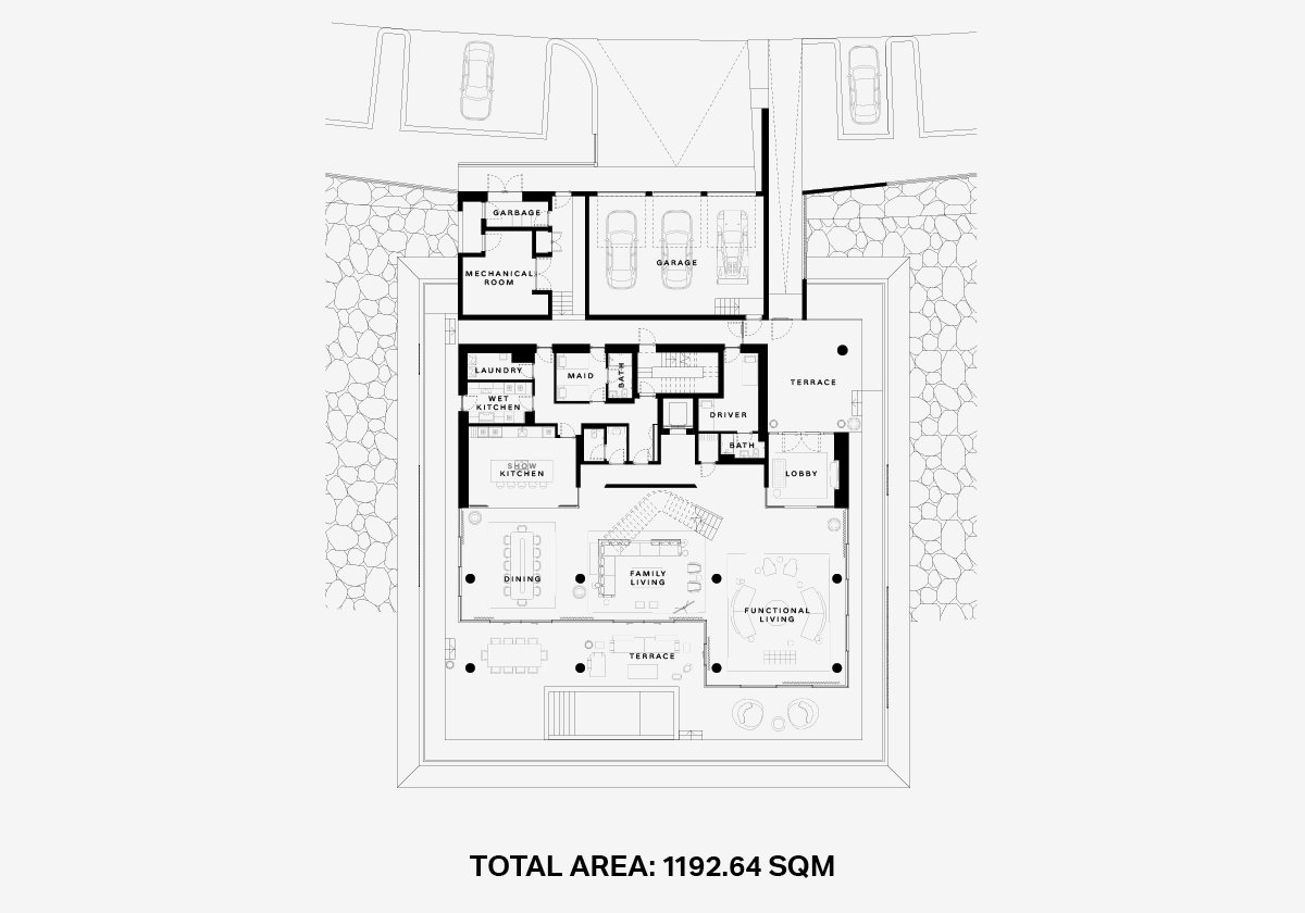 Bulgari Ocean Mansions floor plan — Plan 1