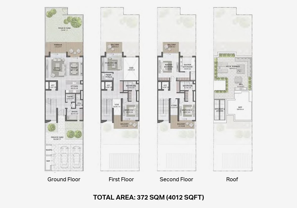 Villa Amalfi floor plan — Plan 1