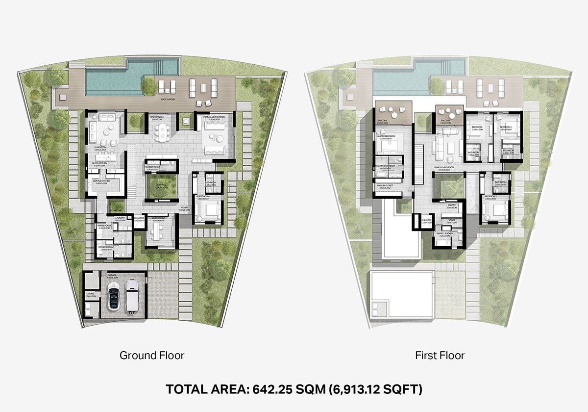 The Acres Estate floor plan — Plan 1