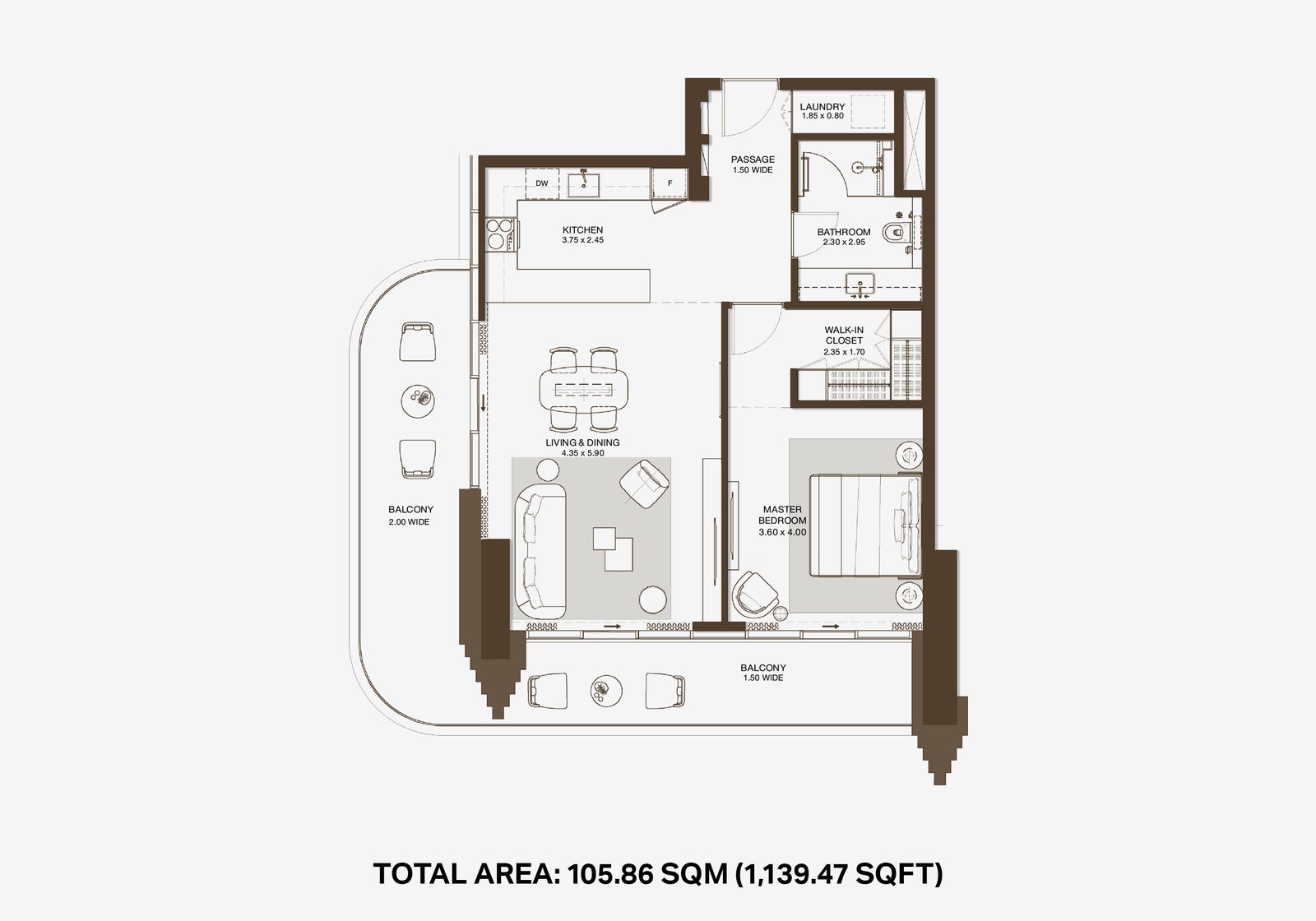 Atélis at d3 floor plan — Plan 1