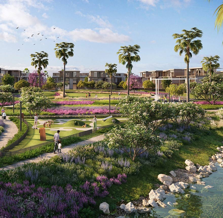 Nad Al Sheba Gardens Villas — exterior view