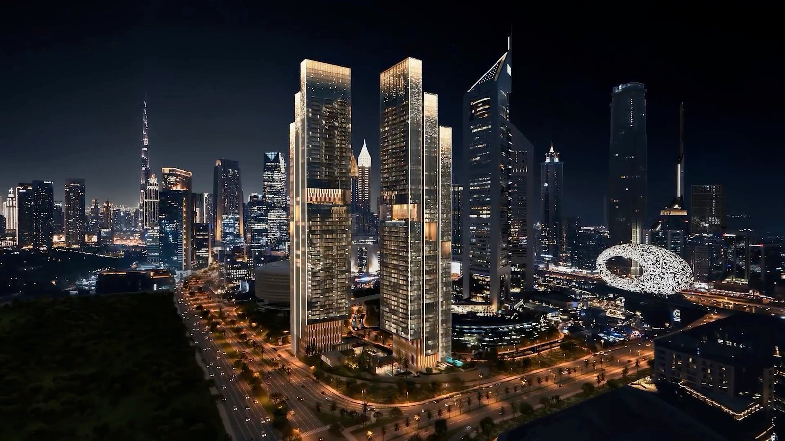 Film of Jumeirah Residences Emirates Towers